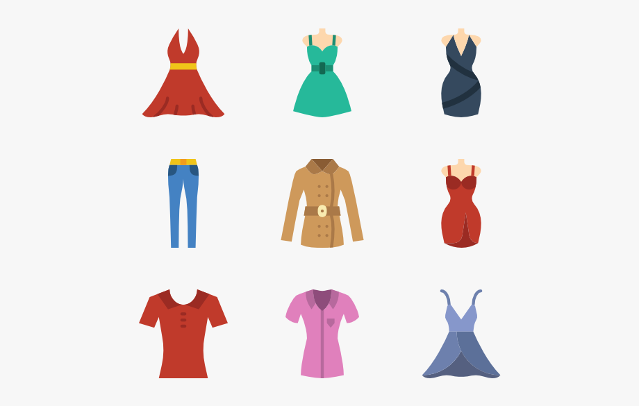 920x585 Dress Vector Png
