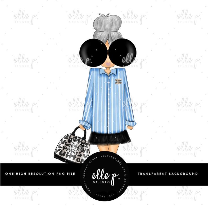 794x794 Baby Elle Doll Clipartgirl Illustration Fashion Icon