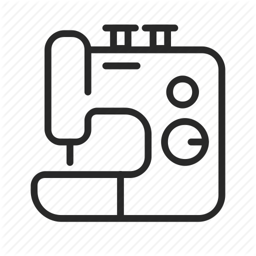 512x512 Clothing, Designer, Fashion, Sewing, Sewing Machine, Tailoring Icon