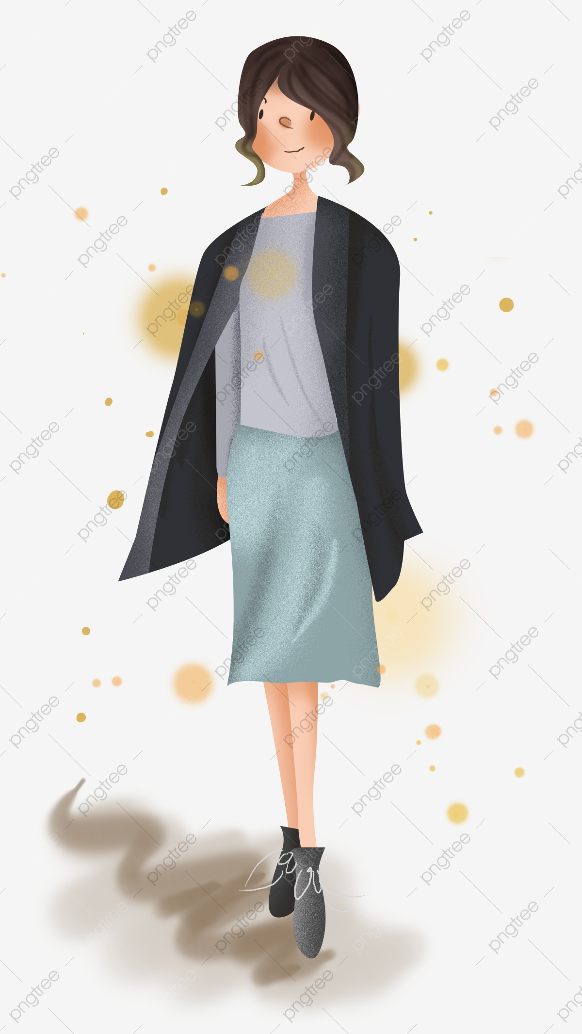 1200x2133 Womens Clothing Fashion Icon Autumn Clothing Character, Fashion