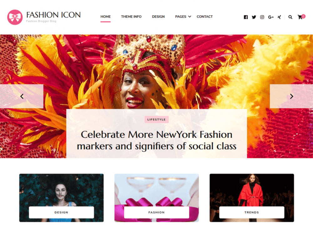 1000x750 Download Free Fashion Icon Wordpress Theme