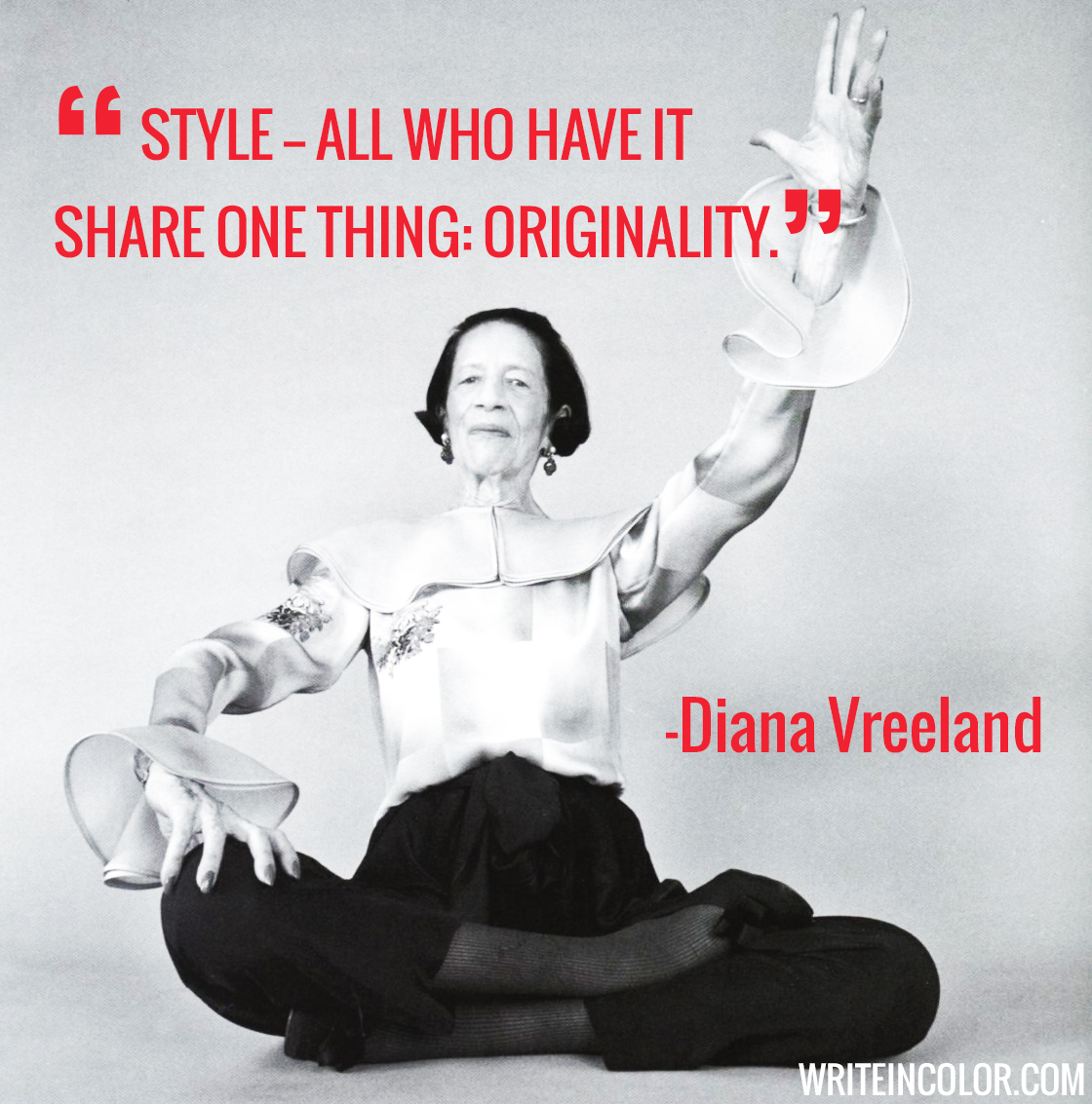 1120x1133 Diana Vreeland Quotes To Live