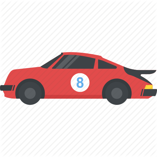 512x512 Car, Fast Car, Racing Car, Red Racing Car, Sports Car Icon