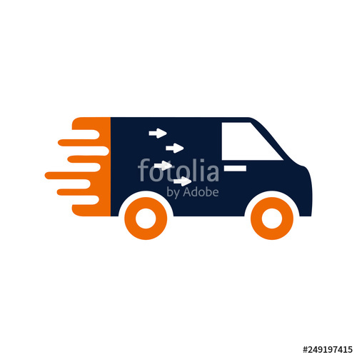 500x500 Express Delivery Iconfast Deliverygift Shipping Stock Image