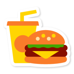 256x256 Fast Food Icon Swarm App Sticker Iconset Sonya