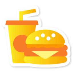 256x256 Mayor Fast Food Icon Swarm App Sticker Iconset Sonya