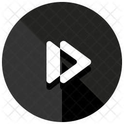 256x256 Fast Forward Icon Of Flat Style
