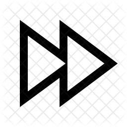 256x256 Fast Forward Icon Of Line Style