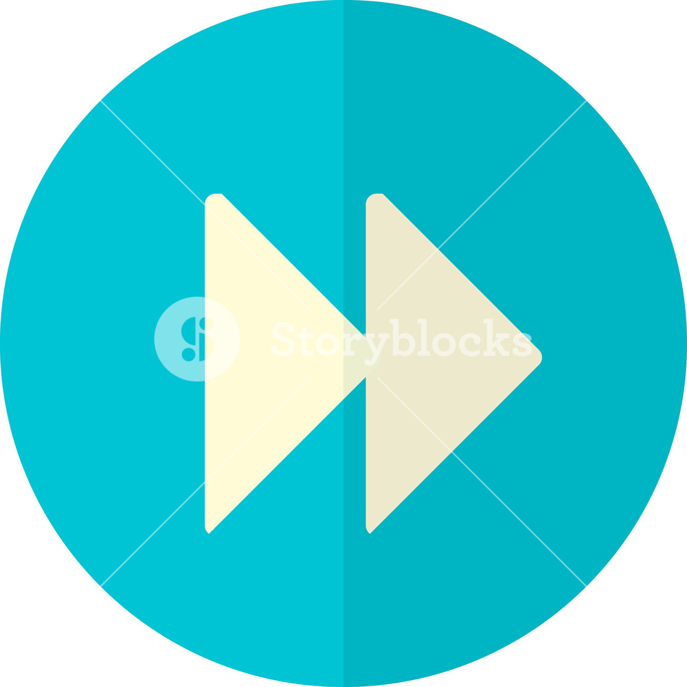 1000x1000 Funky Button Fast Forward Icon Royalty Free Stock Image