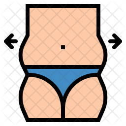 256x256 Fat Icon Of Colored Outline Style