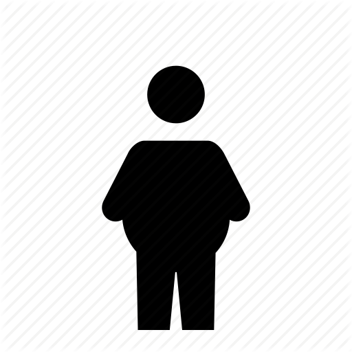 512x512 Belly, Diet, Fat, Heavy, Man, Obese, Person Icon