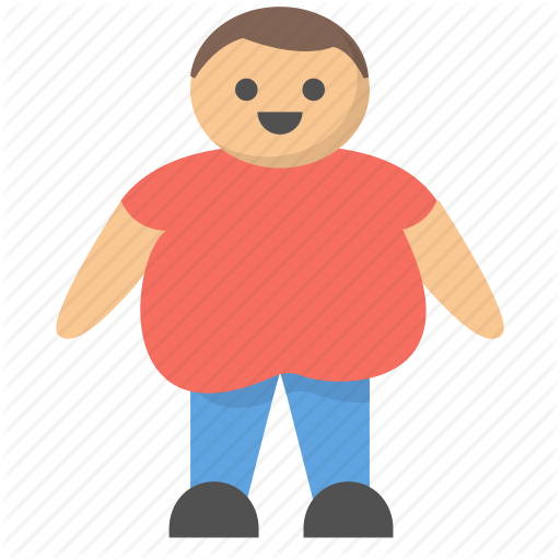 512x512 Big, Fat, Large, Man, Obese, Overweight, Person Icon