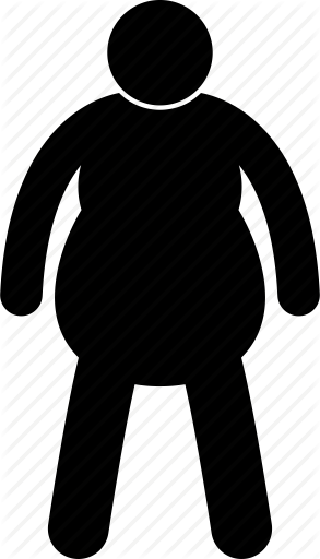 293x512 Fat, Heavy, Man, Obese, Person, Size, Weight Icon
