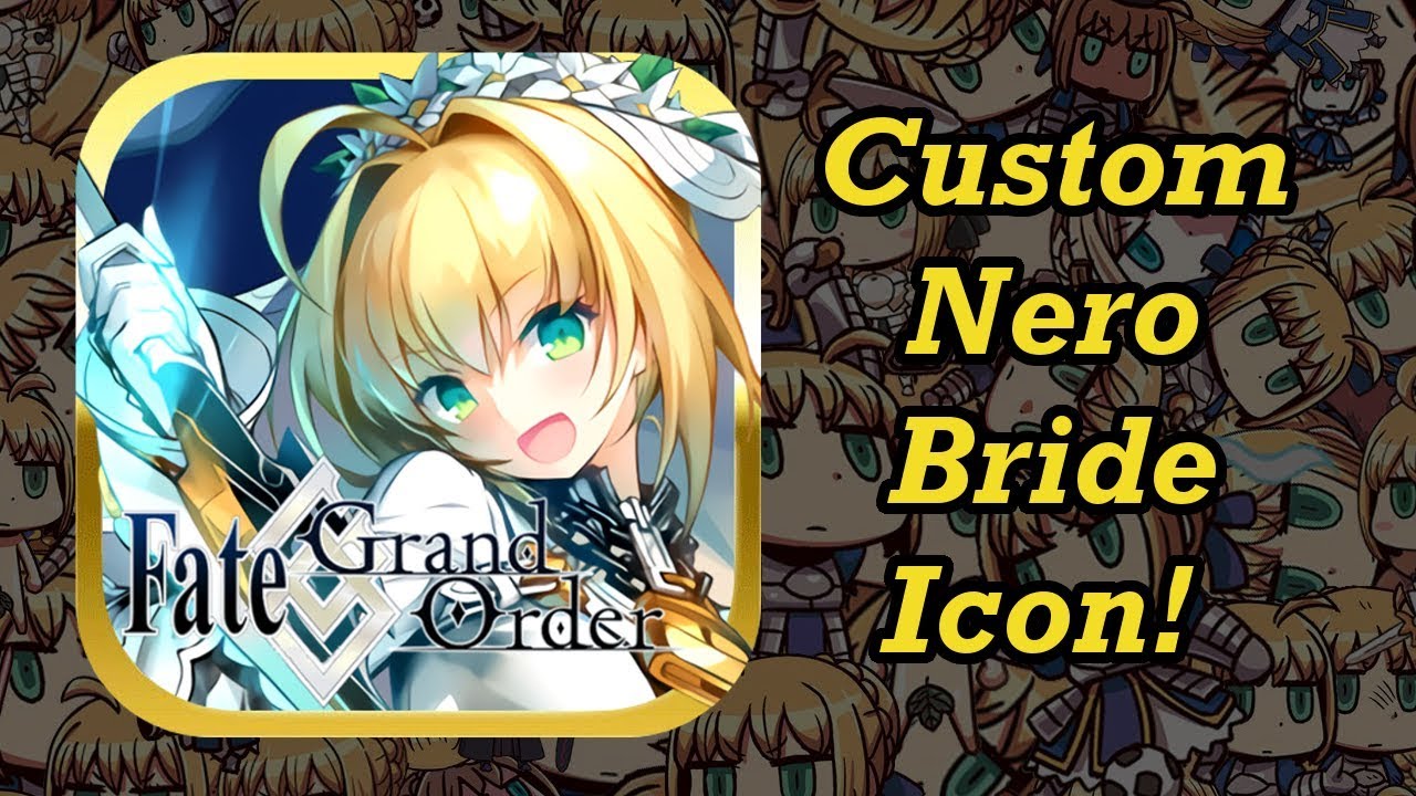1280x720 Fategrand Order Nero Bride Custom Icon!