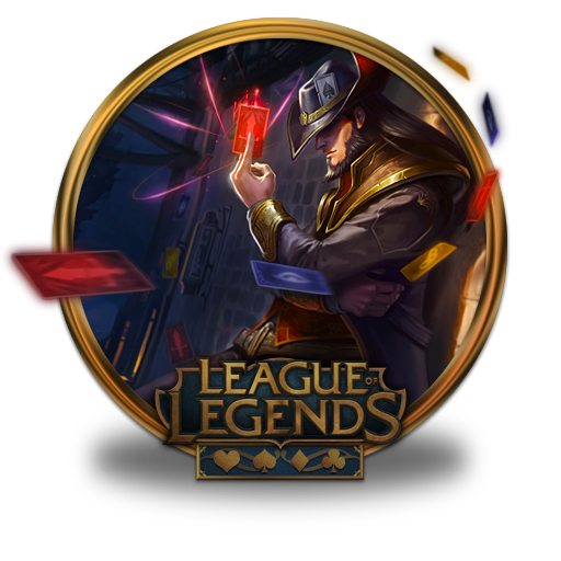 512x512 Twisted Fate Icon League Of Legends Gold Border Iconset