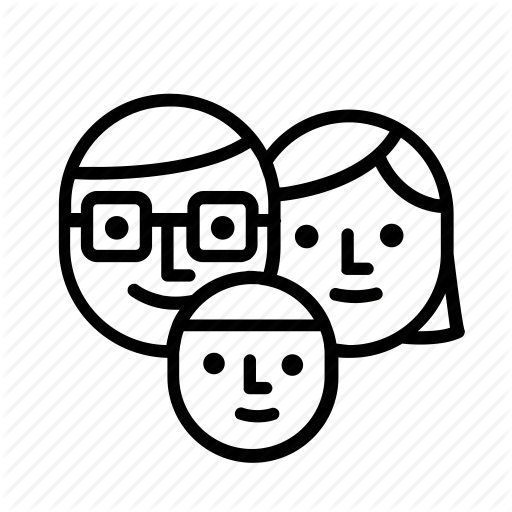 512x512 Building, Child, Family, Father, House, Mom Icon