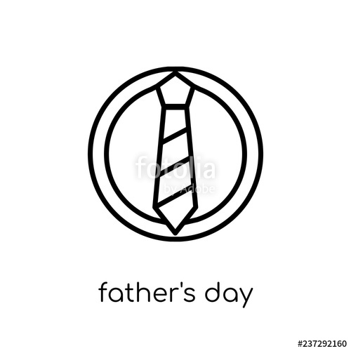 Father's Day Icon Trendy Modern Flat Linear Vector Father's Day 500x500 Father's Day Icon Trendy Modern Flat Linear Vector Father's Day