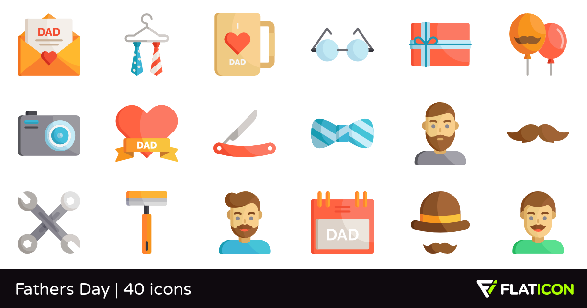 Fathers Day Free Icons 1200x630 Fathers Day Free Icons