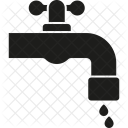 256x256 Faucet Icon Of Glyph Style