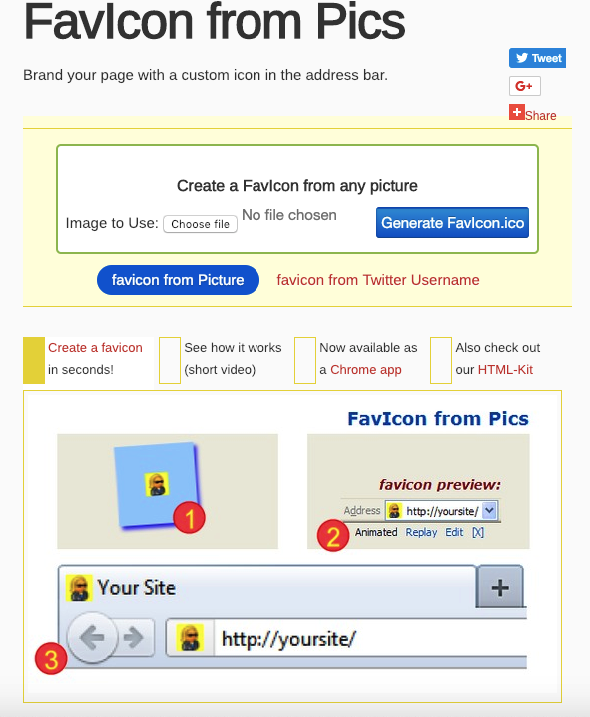 drupal favicon app icon generator