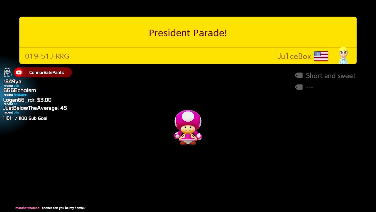 1280x720 Ode To My Favorite President In Mario Maker