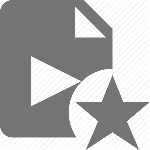 512x512 Favorite, File, Movie, Star, Video Icon