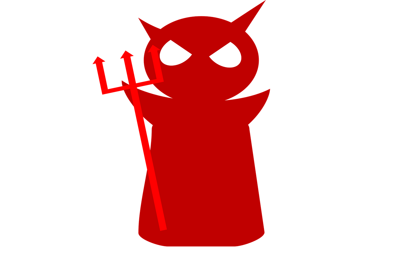 1280x840 Devil Red Pitch Fork Icon Png