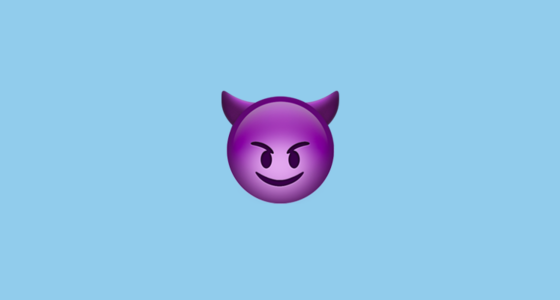 560x300 Smiling Face With Horns Emoji