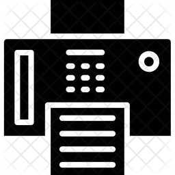 256x256 Fax Icon Of Glyph Style