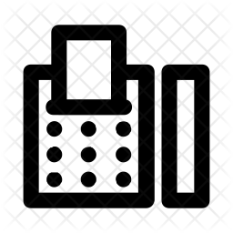 256x256 Fax Icon Of Line Style