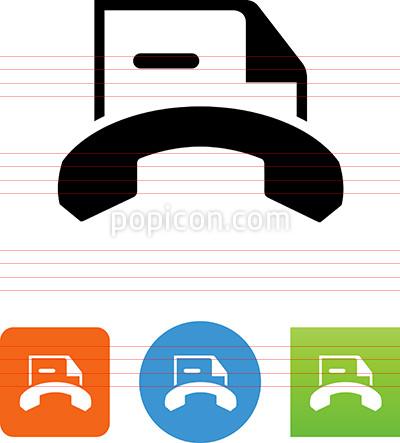 400x443 Fax Phone Icon