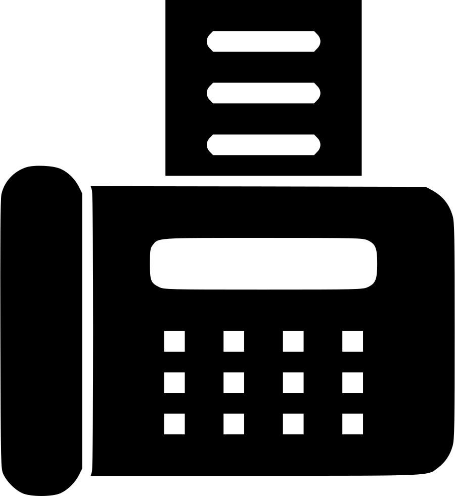 900x980 Fax Machine Png Icon Free Download