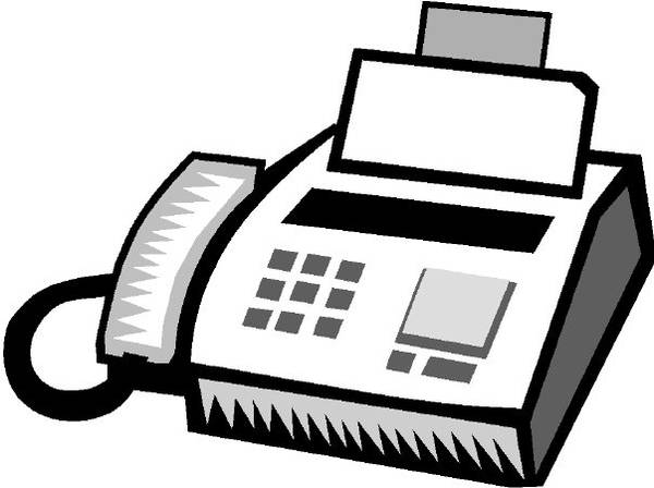 600x448 Fax Machine Clipart Icon