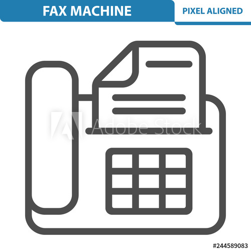 500x500 Fax Machine Icon