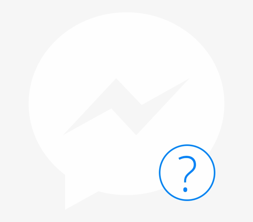 Messenger Icon White 820x718 Messenger Icon White
