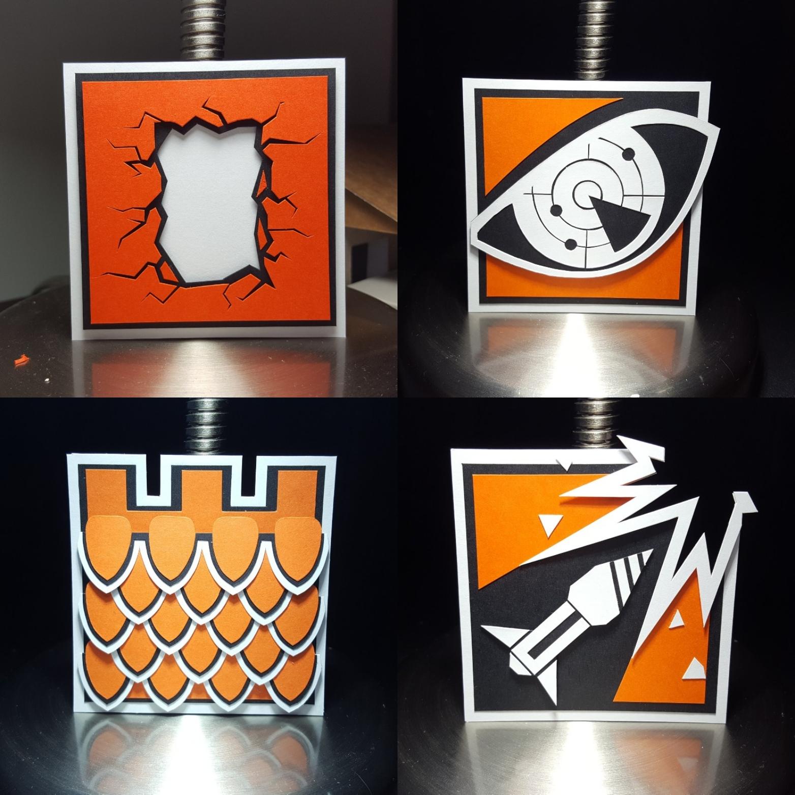 1564x1564 Fbi Swat Icon Papercraft