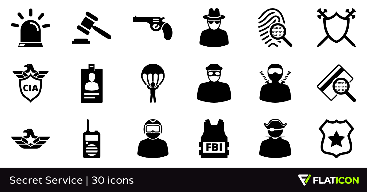 1200x630 Secret Service Free Icons