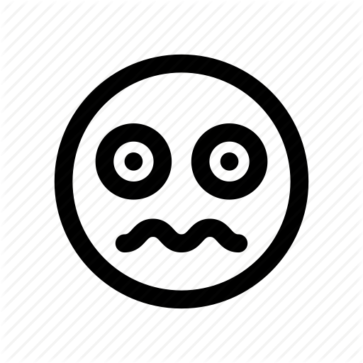 512x512 Astonished, Emoji, Emoticon, Exhausted, Fear, Shocked Icon