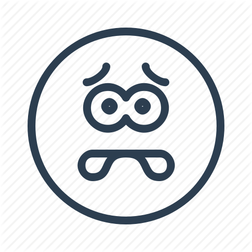 512x512 Avatar, Emoticon, Emotion, Face, Fear, Scared, Smiley Icon