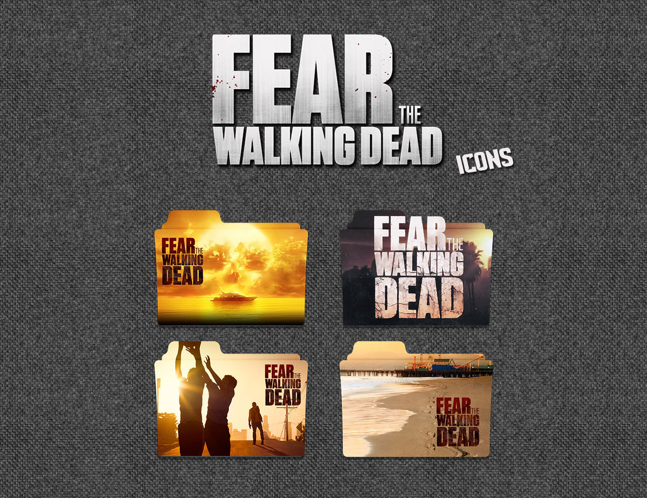 1300x1000 Fear The Walking Dead Folder Icon