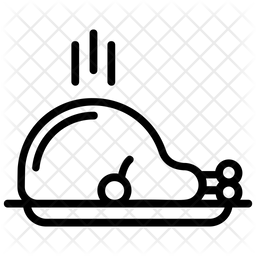 256x256 Feast Icon Of Line Style