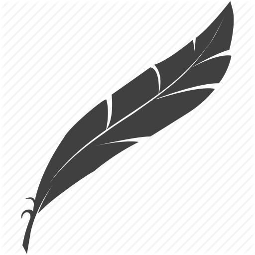 512x512 Calligraphy, Feather, Quinn Feather Icon