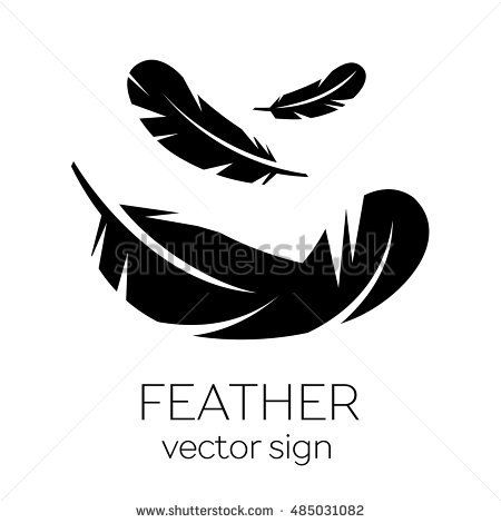 450x470 Feather, Vector, Silhouette, Icon, Logo Best Monochrome Icons
