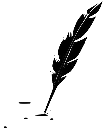 Feather Pen Png Black And White Transparent Feather Pen Black 355x441 Feather Pen Png Black And White Transparent Feather Pen Black