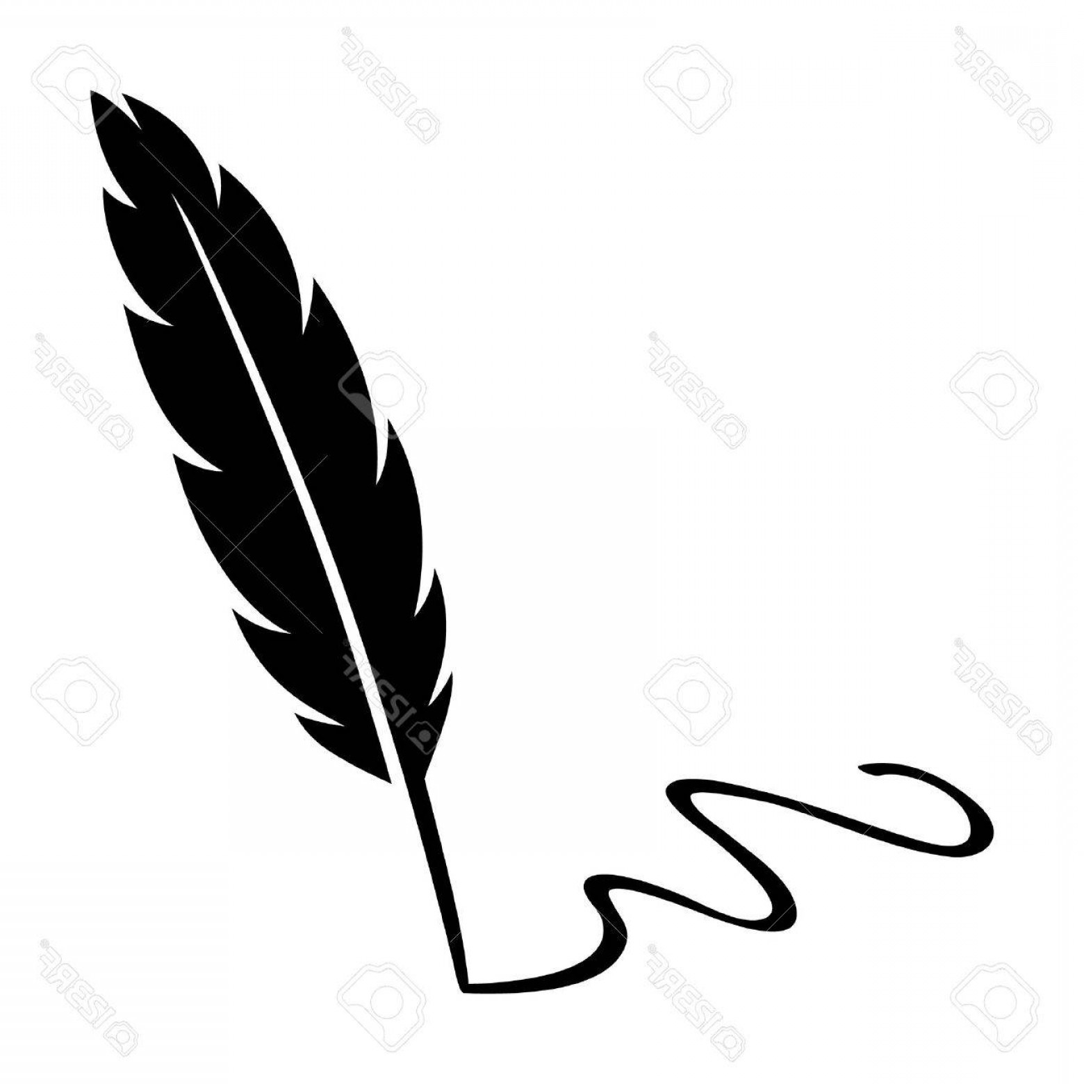 Photostock Vector Feather Quill Pen Signature Flat Icon For Apps 1560x1560 Photostock Vector Feather Quill Pen Signature Flat Icon For Apps