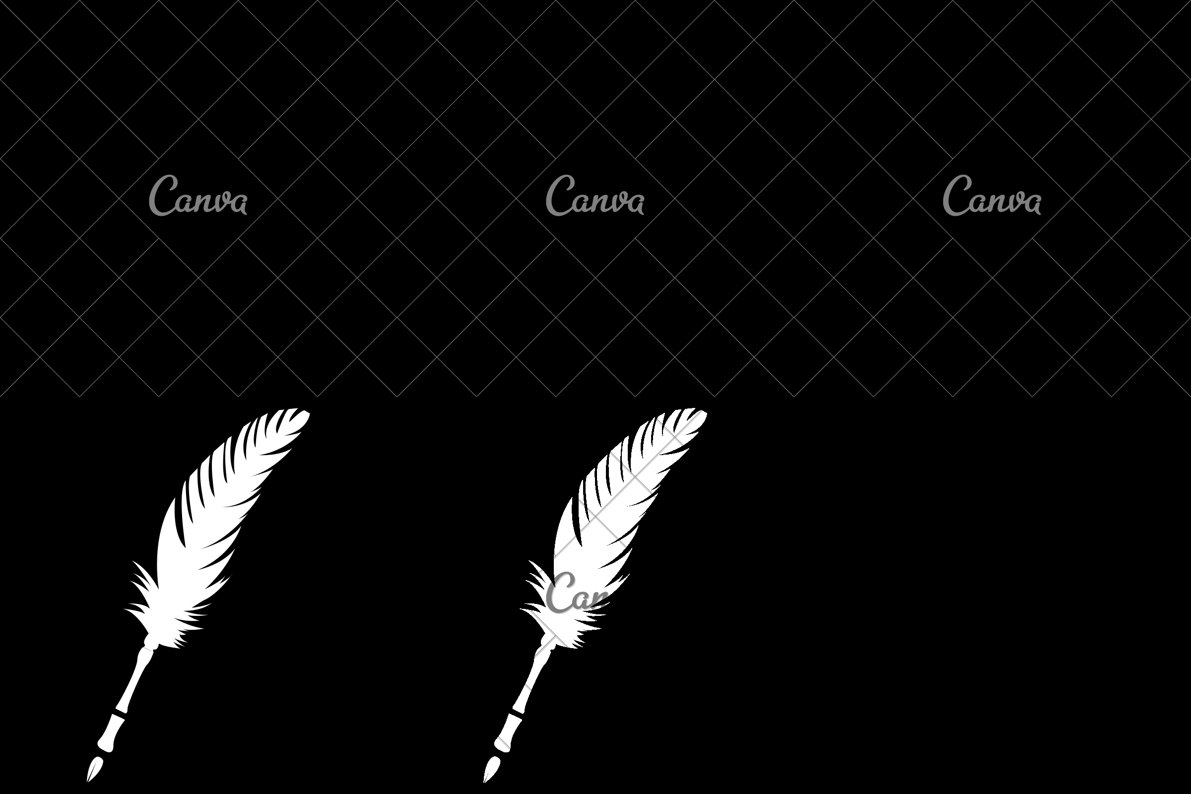 2400x1600 Isolated Feather Quill Pen Isolated Icon