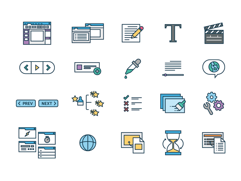 800x600 New Features Icons