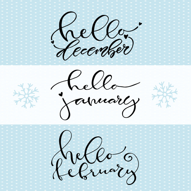 626x626 Hello December January February Handwritten Winter Icon
