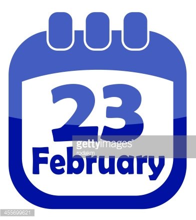 392x438 Icon February Calendar Premium Clipart