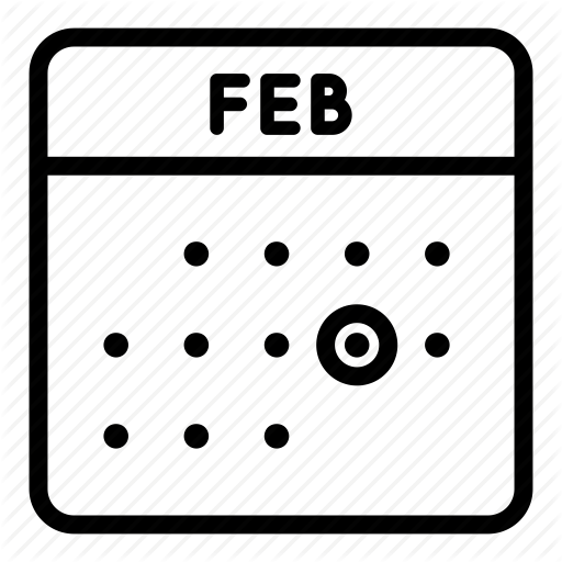 512x512 Appointment, Calendar, Date, Event, February, Meeting, Month